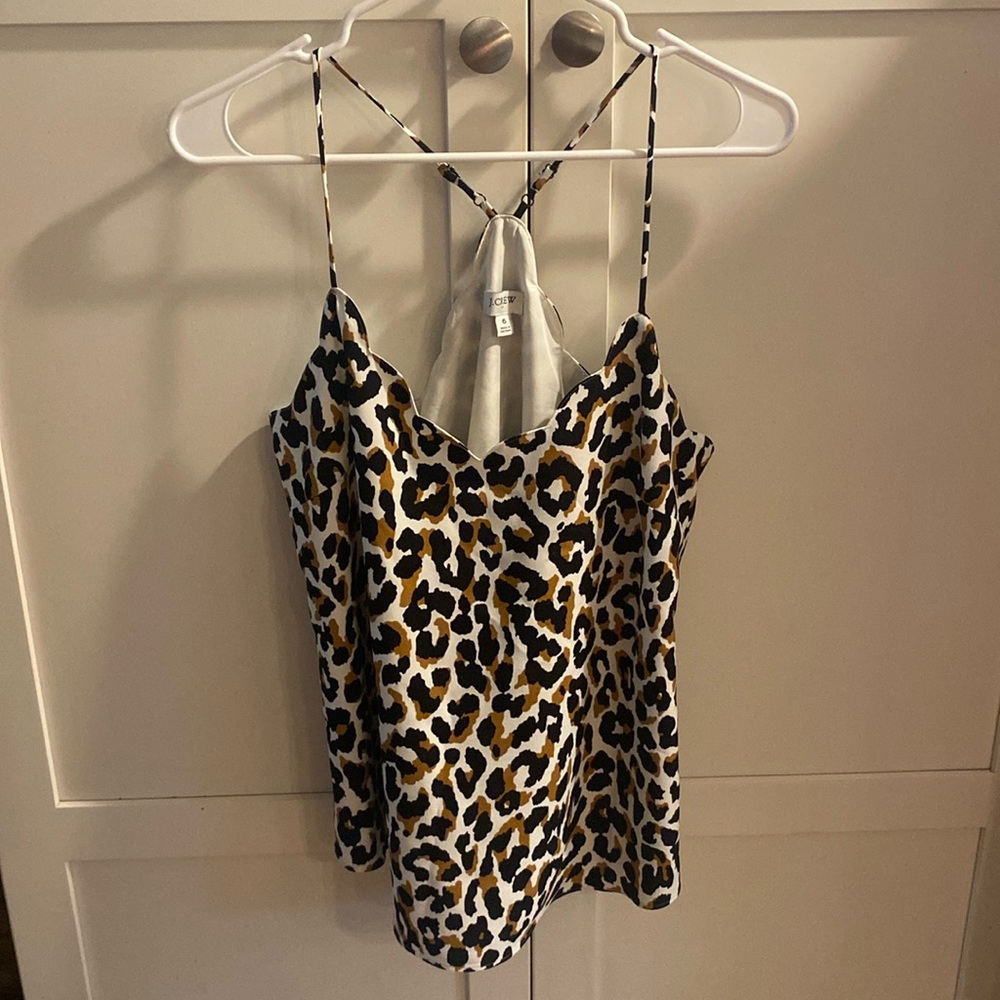 J Crew Leopard Top
